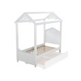 thumbnail image 1 of ACME Rapunzel Twin Bed in White, 1 of 3