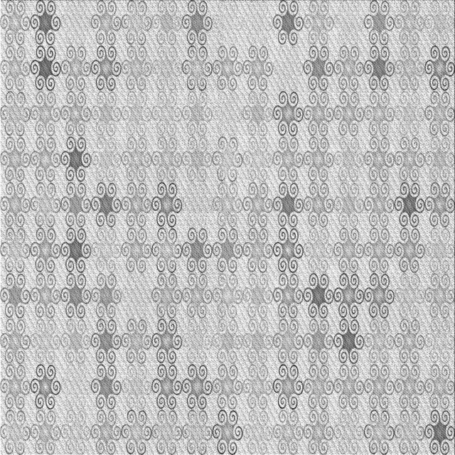 Ahgly Tapis d'Intérieur Lavable en Machine Carré Transitionnel Gris Platine, 7 Pieds Carré