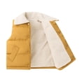 thumbnail image 1 of FAOWME 2025 Winter Children Vest Lamb Coat Yellow 2-3 Years, 1 of 4