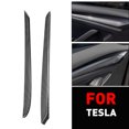 thumbnail image 3 of Carbon Fiber Style Door Panel Cover, Inner Armrest Panel Cover Trim Film Adhesion Stylish Decoration  For Car, 3 of 8