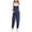 Blue-753, variant on Special Price,Women's Summer Casual Pocket Romper Long Playsuit, Button Jumpsuit, Comfortable Material, Stretchy Fit, Beach Party, Outdoor Wear, Versatile Dress, Easy Care|100%Denim,Black
