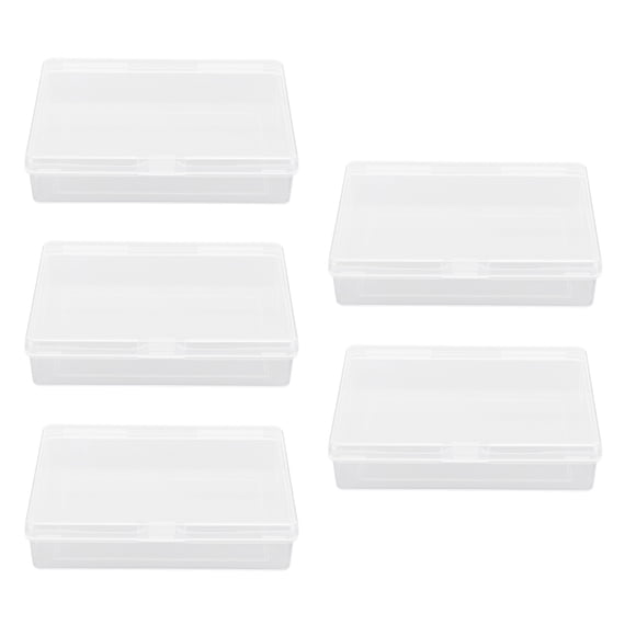 5pcs Empty Poker Cards Boxes Plastic Poker Cards Storage Boxes Containers