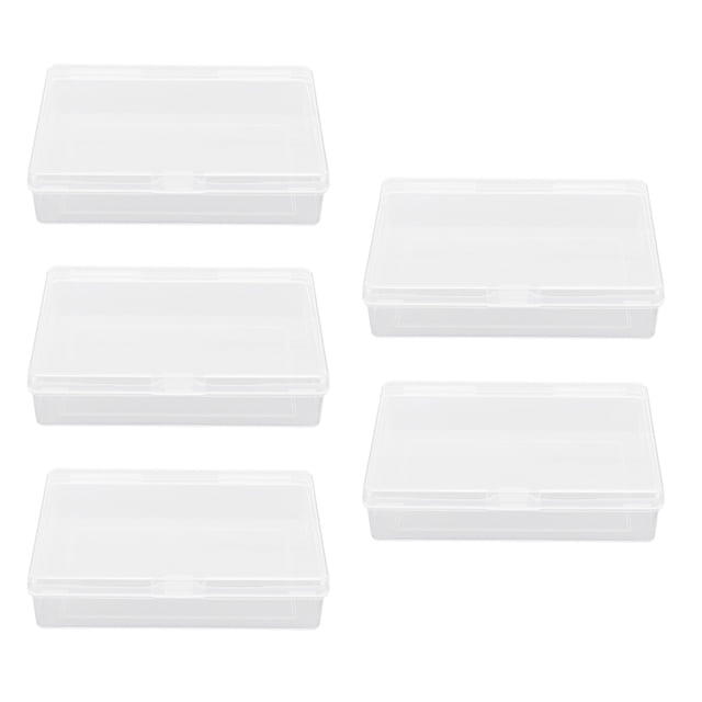 5pcs Empty Poker Cards Boxes Plastic Poker Cards Storage Boxes Containers
