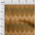thumbnail image 2 of oneOone Georgette Viscose Brown Fabric Ikat Craft Projects Decor Fabric Printed By The Yard 42 Inch Wide, 2 of 4