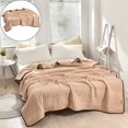 thumbnail image 2 of Popular Home Essentials, Comfy Sleepers Blanket Comfy Sleepers Ice Blanket Lightweight Breathable Ice Cool Calming Blankets Summer The Cold Blankets for Hot Sleeper, 2 of 5