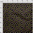 thumbnail image 2 of oneOone Georgette Viscose Fabric Triangle Block Print Fabric By Yard 42 Inch Wide, 2 of 4