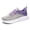 Purple, variant on MAWCLOS Women Running Shoe Lace Up Sneakers Sport Comfort Athletic Shoes Gym Outdoor Trainers Black 5.5