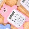 thumbnail image 5 of Cute Caculatators Caculatator Student Calculator Portable Calculator Mini Calculator Portable Calculator Cute Bear Style 8 Digit Calculator Mini Cartoon Calculator For Girl, 5 of 5