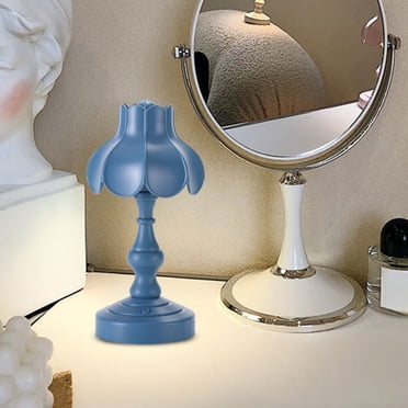 RXIRUCGD Lampe de Table Rétro USB Rechargeable Style Ins Europe et États-Unis Lampe de Table Dortoir Mini Chevet Maison Chambre Veilleuse LED Ornements Rétro