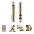 thumbnail image 3 of 2pcs 6.35mm to 3.5mm Audio Adapter Pure Copper Connector for Headphone Amplifier, 3 of 7