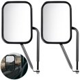 thumbnail image 1 of Exterior Mirrors Compatible with Jeep, Rearview Mirrors Anti-shake, Doors Off Wider View Mirror Easy-to-install Door Hinge Mirror, 1 of 6