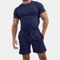 thumbnail image 2 of Men’s Summer 2-Piece Beach Short Sleeve Shirts & Shorts Pants Sets, 2 of 8