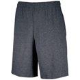 thumbnail image 1 of Adult Basic Cotton Pocket Shorts, Black Heather - Small, 1 of 1