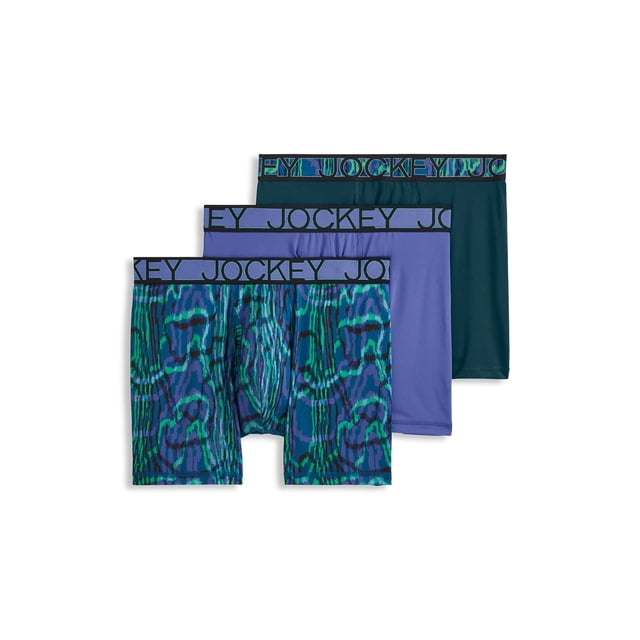 Jockey Boxeur en Microfibre Actif 5 Pouces - Lot de 3