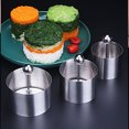 thumbnail image 3 of tamizeot Three Piece Set Stainless Steel Molds Making Professional Desserts And Creative Tableware Stainless Kitchen Set, 3 of 6
