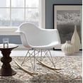 thumbnail image 4 of Plata Décor Import Inc White Rocking Chair for children with Armrests, 4 of 4
