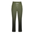 thumbnail image 4 of RXIRUCGD Men's Fashion Drawstring Elastic Waist Gradient Color Casual Length Pants, Army Green, Size: XL, 4 of 4