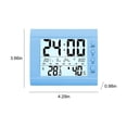 thumbnail image 3 of Chmadoxn Indoor Electronic Temperature Hygrometer Luminous Large Screen Digital Display Desktop Small Alarm Clock Household Temperature Hygrometer Household wet thermometer, 3 of 6