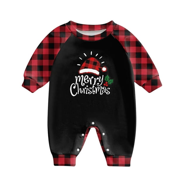 Pyjamas de Noël Assortis pour la Famille de Bébé Ensembles de Pyjamas de Vacances pour la Famille