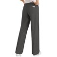 thumbnail image 2 of Urbane Scrubs Women's Relaxed Drawstring Scrub Pants, Graphite, 2XL Petite, 2 of 5