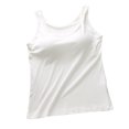 thumbnail image 1 of AherBiu Padded Tank Tops for Women Basic Loose Solid Color Summer Camisole Comfy Round Neck Sleeveless Tops, 1 of 5