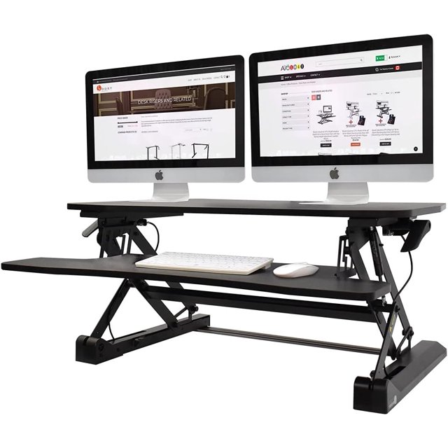 Boost Industries STS-DR42ii-V3 Bureau Debout Assis-Debout 42 Pouces avec Design Ergonomique