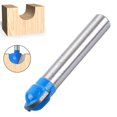 thumbnail image 4 of 1/4 Shank Ball Nez Routeur Bits Fin Moulin Ronde Crique Boîte Solide CNC Fraisage Bit, 4 of 12