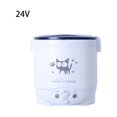 thumbnail image 3 of QualitChoice Car Rice Cooker Mini Cooking Tools Multifunctional 1L Porridge Electric Heater Dormitory House Travel Truck Machine 24V/White 24V, 3 of 6