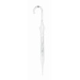 thumbnail image 2 of SMATI Paris - Ladys Clear Birdcage Umbrella with white border - Transparent; Windproof; Auto open; Crystal style handle; French design; Dome shape umbrella, 2 of 5