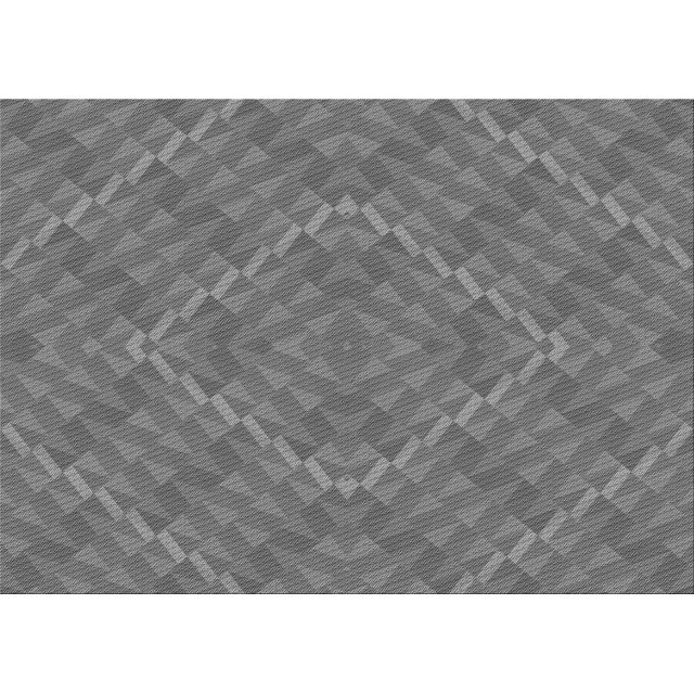 Ahgly Tapis Rectangulaire Lavable en Machine Intérieur Transitionnel Gris Carbone, 2 Pieds x 5 Pieds