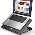 thumbnail image 3 of Laptop Laptop Cooling Pad Five Level Angle Adjustment Quick Cooling Low Noise Laptop Computer Radiator Stand, 3 of 7