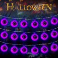 thumbnail image 2 of Halloween Eyeball String Lights  Battery Operated Halloween Lights 8 Modes Scary Twinkle Indoor String Lights  Horror Atmos, 2 of 9