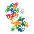 thumbnail image 3 of Abbracc 24x Pinces à Bobine en Silicone Colorées Assorties Outils de Couture, 3 of 9