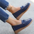 thumbnail image 5 of B91xZ Chaussures pour Femmes à Enfiler Chaussures Décontractées Mocassins, Bleu 9, 5 of 5