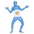 thumbnail image 1 of AltSkin Ensemble Complet Spandex/Lycra - Design Drapeau du Monde - Argentine - TP, 1 of 2
