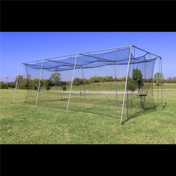Cimarron Sports CM-502024TPCF1.5 50 x 12 x 10 in. No. 24 Batting Cage & Complete Frame HD