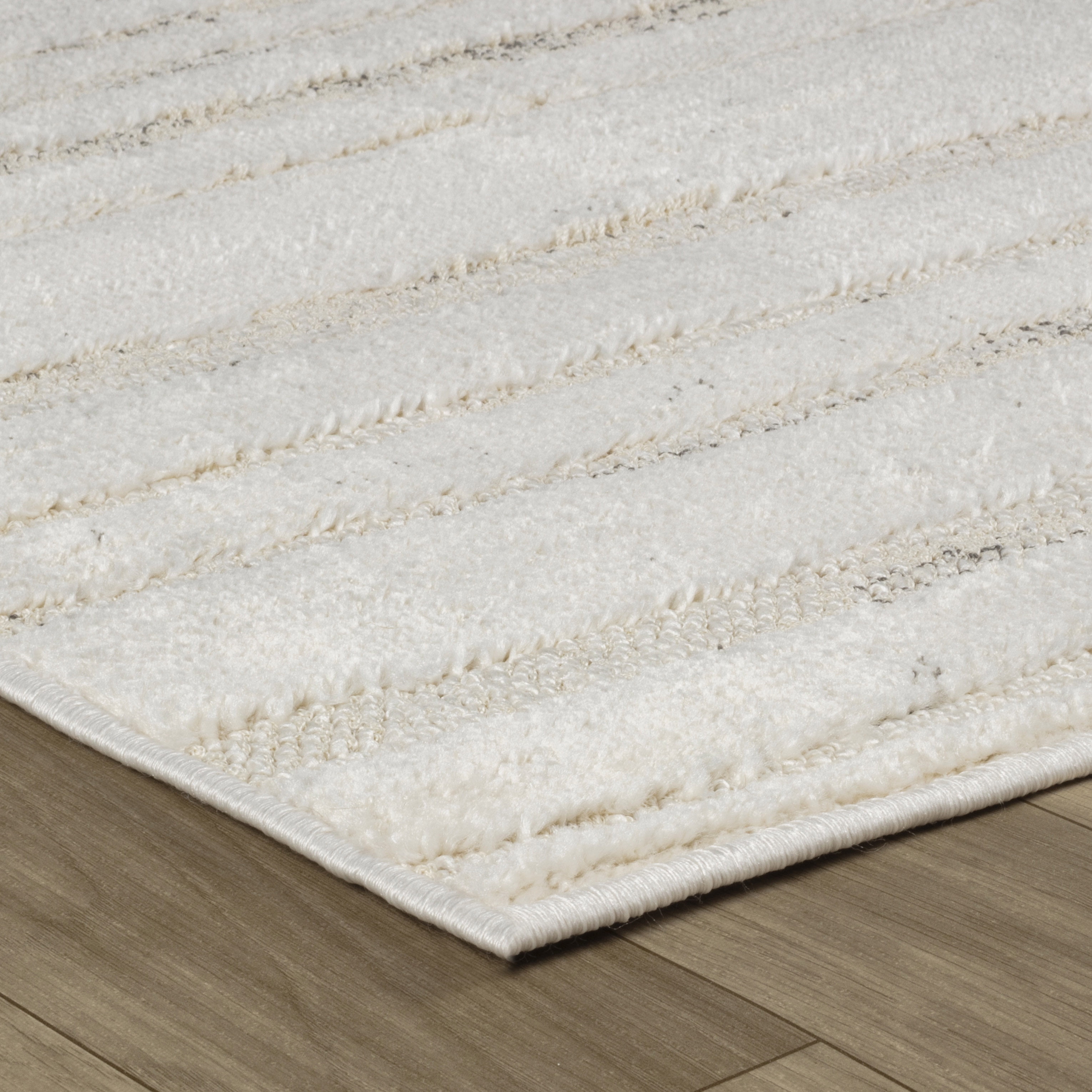 Tapis Branch Astra Tapis d'intérieur moderne, beige crème, abstrait - Salon, chambre, salle à manger et cuisine