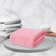 thumbnail image 4 of Suncoda Washclo, Solid Color Pineapple Reseau High Density Fleece Marginal Bath Towel Adult Solid Color Enlarged Bath Towel Thickened Marginal Towel 35X75Cm, 4 of 4
