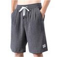 thumbnail image 1 of Birdeem Shorts Mi-Cuisse Classiques pour Hommes, Mode Été, Amples, Décontractés, Unis, 1 of 8