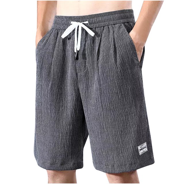 Birdeem Shorts Mi-Cuisse Classiques pour Hommes, Mode Été, Amples, Décontractés, Unis