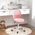 thumbnail image 2 of Costway Kids Desk Chair Ergonomic Swivel Children Mesh Study Height Adjustable Pink Pink, 2 of 9