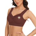 thumbnail image 4 of ManxiVoo Wireless Comfort Bras Full Coverage Minimizer with Adjustable Straps and Side Support for Everyday Wear Smooth T-Shirt Design XXXXXL Size Coffee, 4 of 7