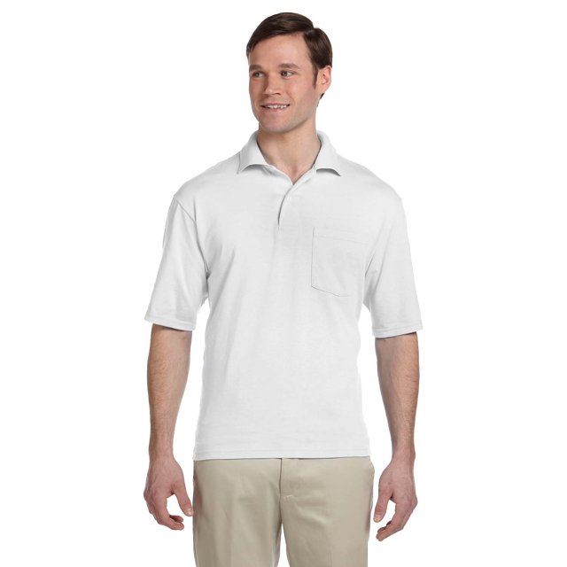 Jerzees Adult 5.6 oz. SpotShield Pocket Jersey Polo - 436P
