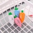 thumbnail image 2 of Decodeary Cartoon Carrot Pencil Sharpener Hand Rotating Portable Mini Office Work Stationery Supplies Gifts Kids Color Random 1 1Set, 2 of 6