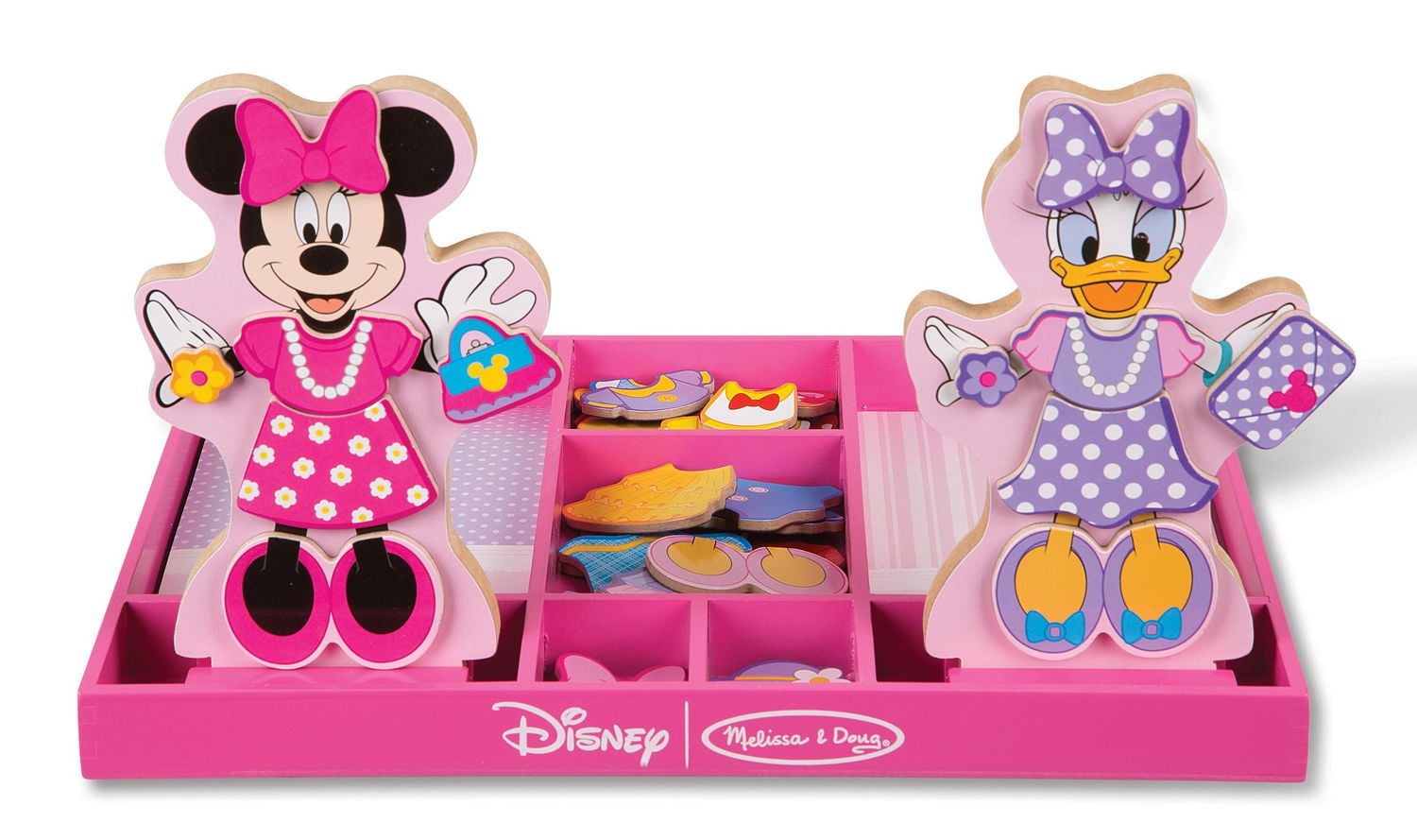 Melissa & Doug Disney Minnie Mouse and Daisy Duck Magnetic Dress