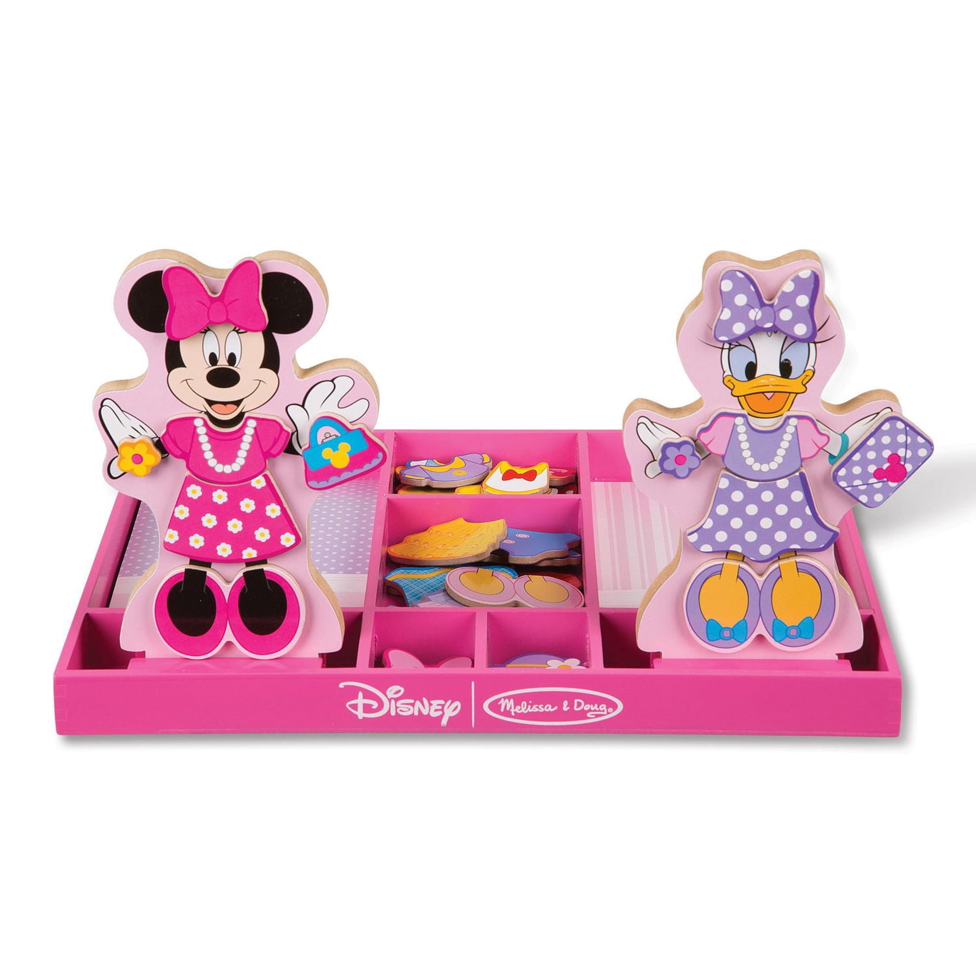 Melissa & Doug Disney Minnie Mouse and Daisy Duck Magnetic Dress