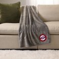 thumbnail image 1 of NHL, NBA, MLB Grey Sports Throw Blanket, 50" x 60", 1 of 5