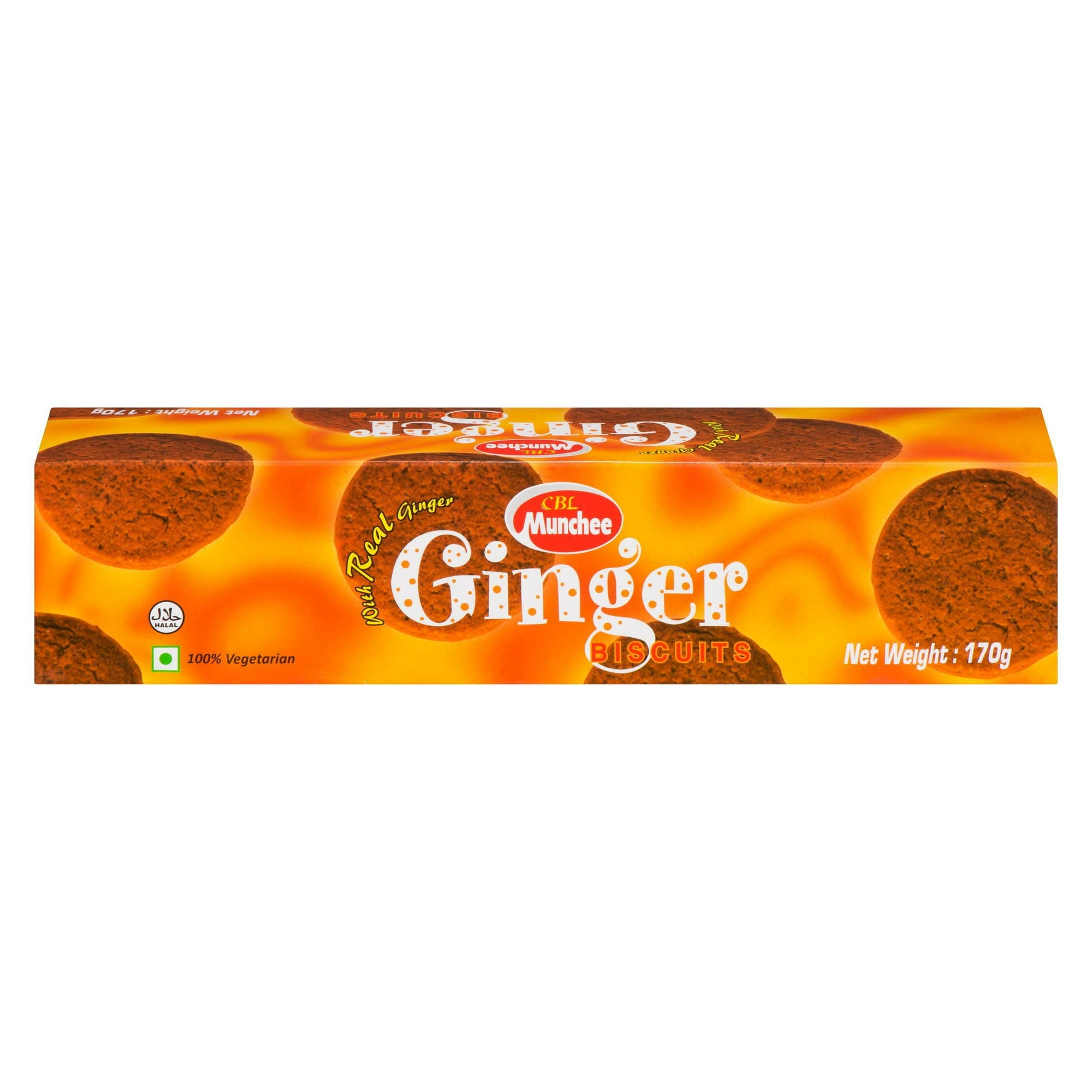 Munchee Ginger Biscuits, 170g Box