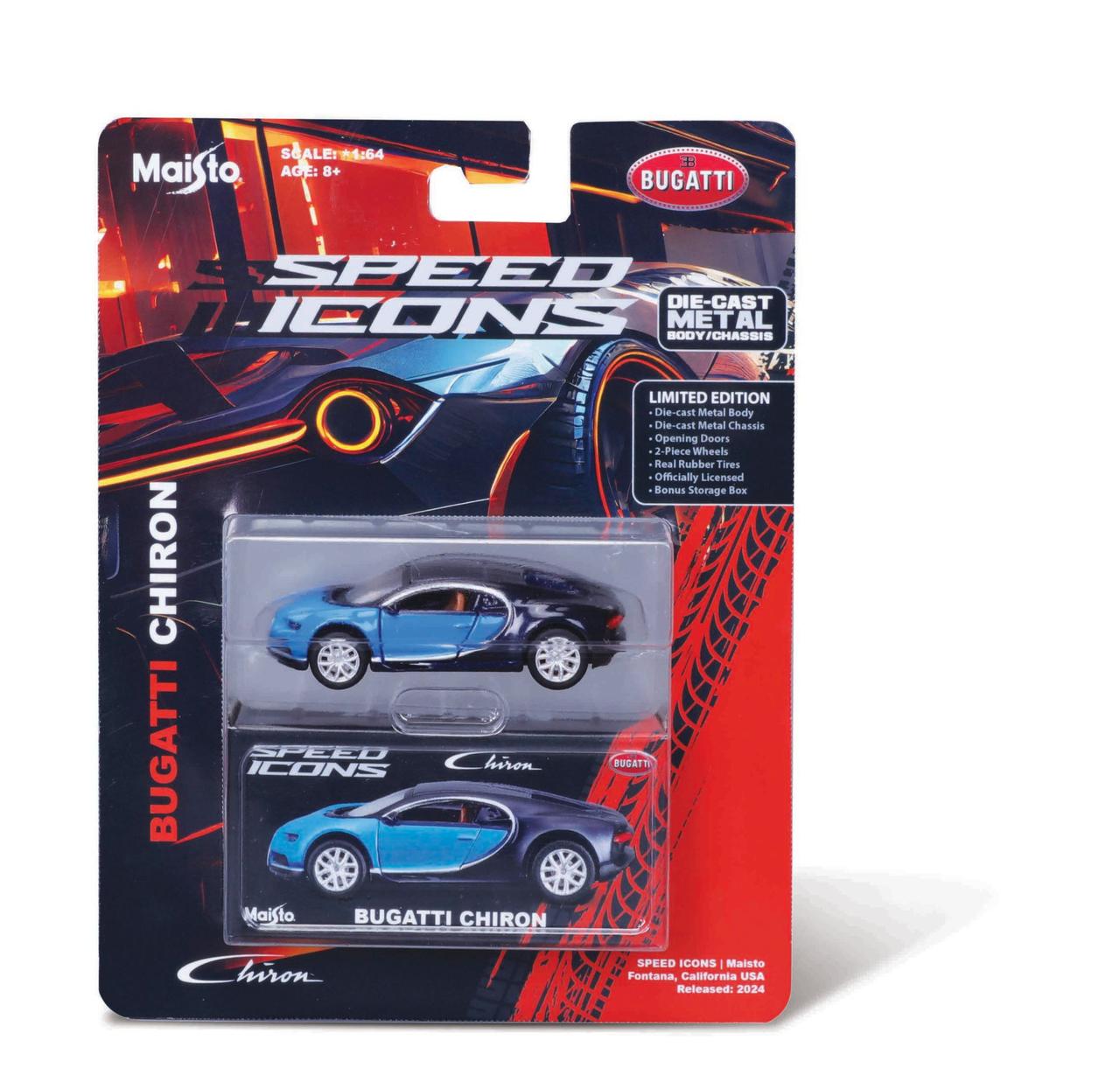 Maisto 1:64 Speed Icons – Véhicule moulé sous pression à l’échelle 1:64, 1 unité (modèles pouvant varier)