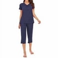 thumbnail image 3 of ziyahi Ensemble de Pyjama pour Femmes Sexy Col en V Haut Pantalon Modal, Bleu, m, 3 of 6